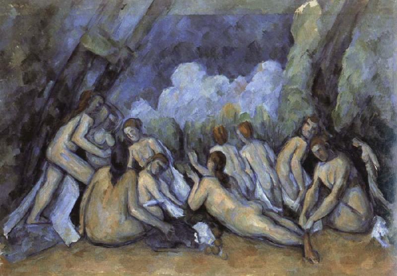 les grandes baigneuses, Paul Cezanne